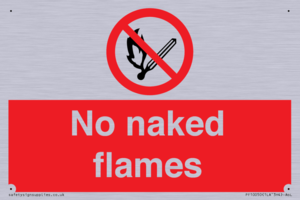 No naked flames